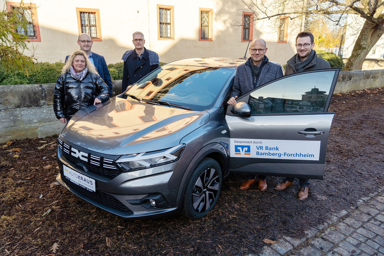 Yvonne Kraus und Sören Brandmähl-Kraus, Dr. Uwe Kirschstein, Alexander Brehm und Nico Cieslar