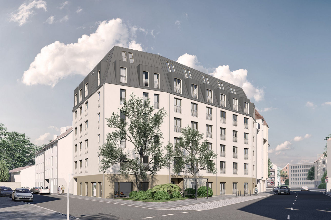 Visualisierung Ansicht Burgerstraße