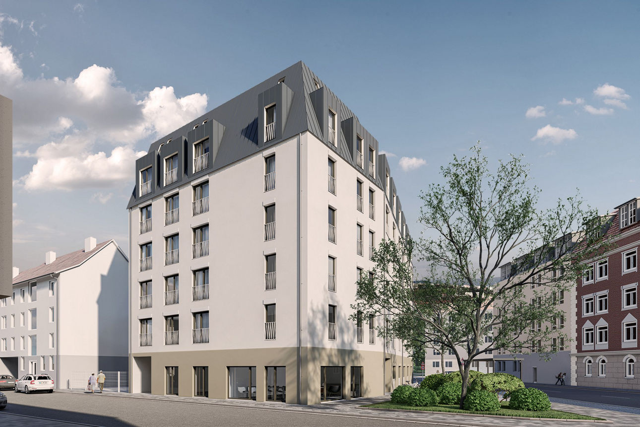 Visualisierung Ansicht Burgerstraße