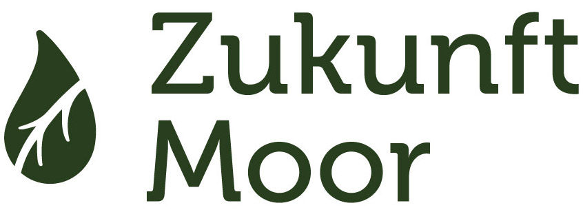 Logo Zukunft Moor mit grünen Tropfen