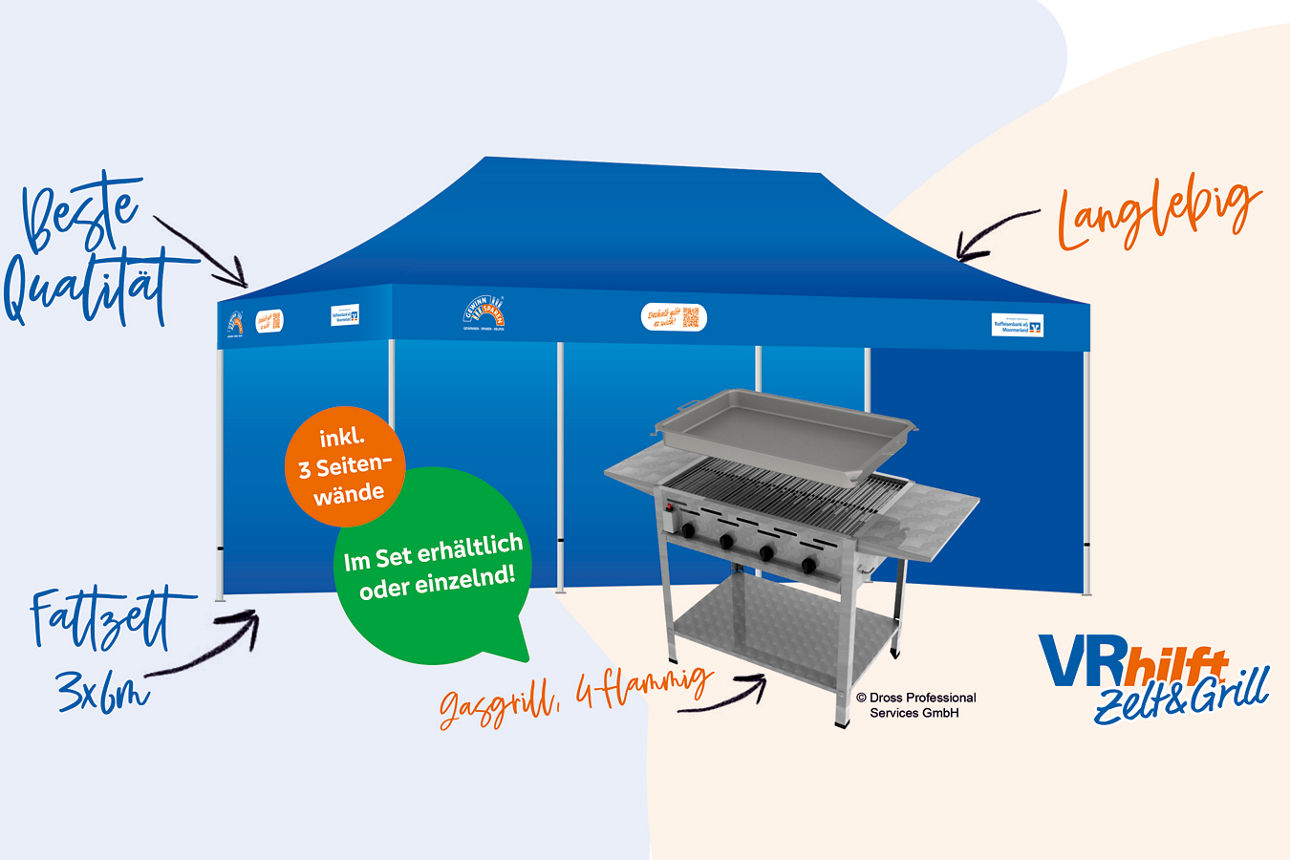 Darstellung Zelt&Grill VRhilft