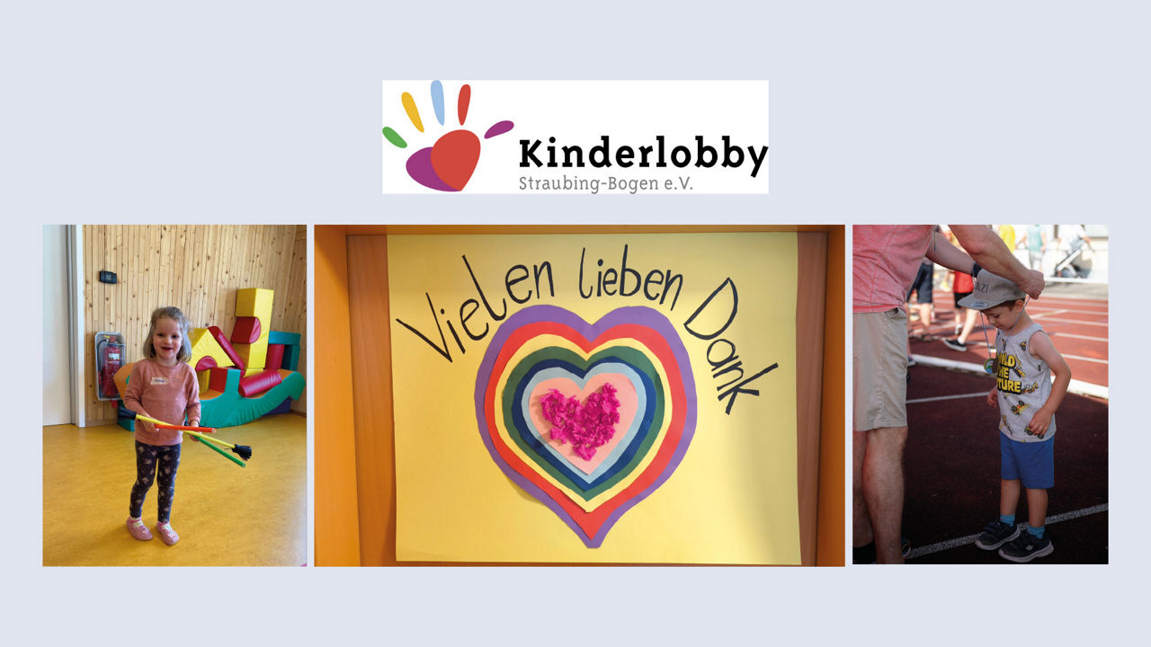 Lachende Kinder beim Spielen. 