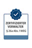 Siegel Zertifizierter Verwalter § 26a Abs. 1 WEG / IHK stade
