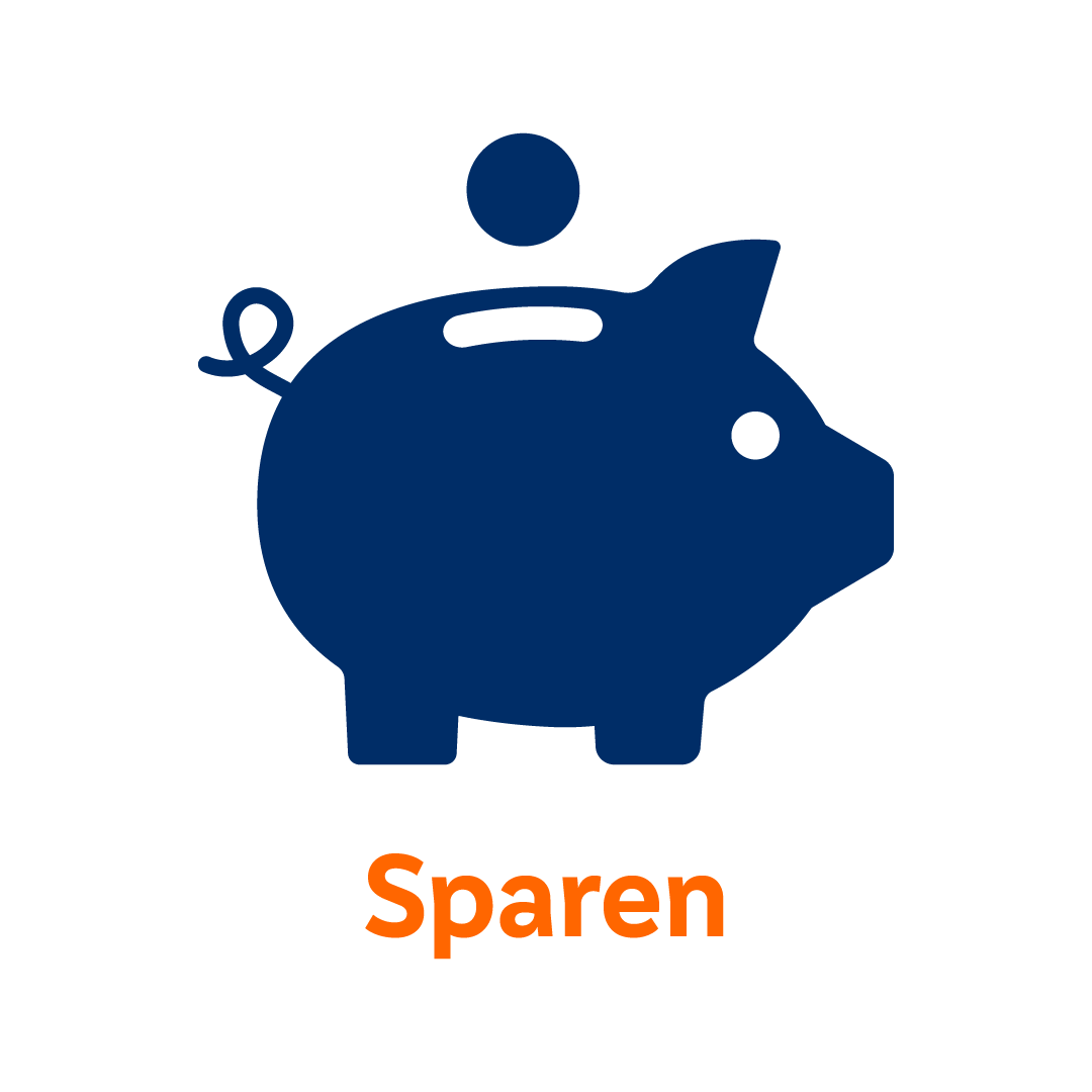 Dein nächstes Ziel ist es anzusparen