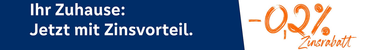 Der Zinsvorteil von -0,2% ist in den dargestellten Konditionen bereits enthalten.