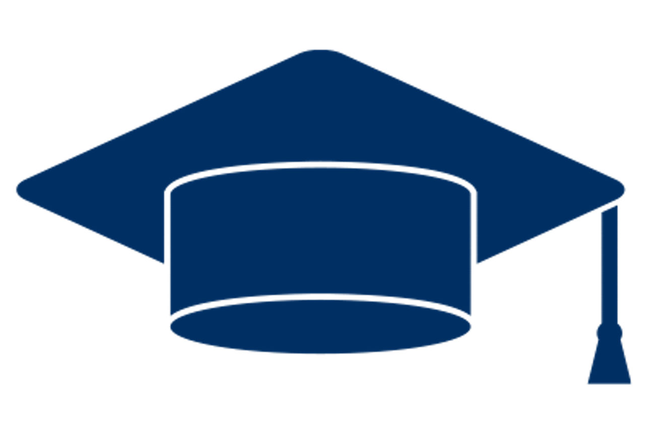 Piktokramm blauer Doktorhut