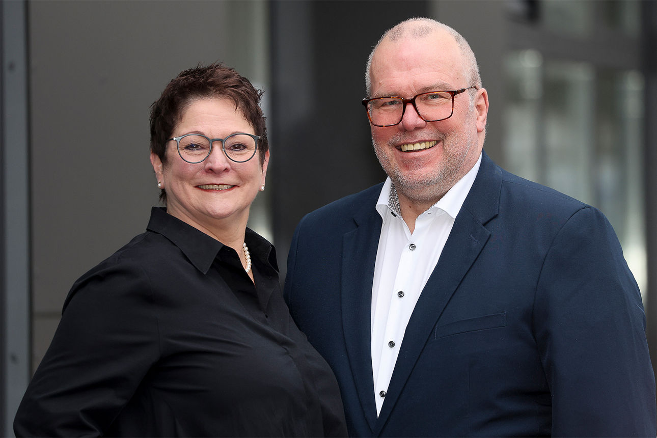 v.l.n.r.: Ruth Heidenthal und Thomas Leson