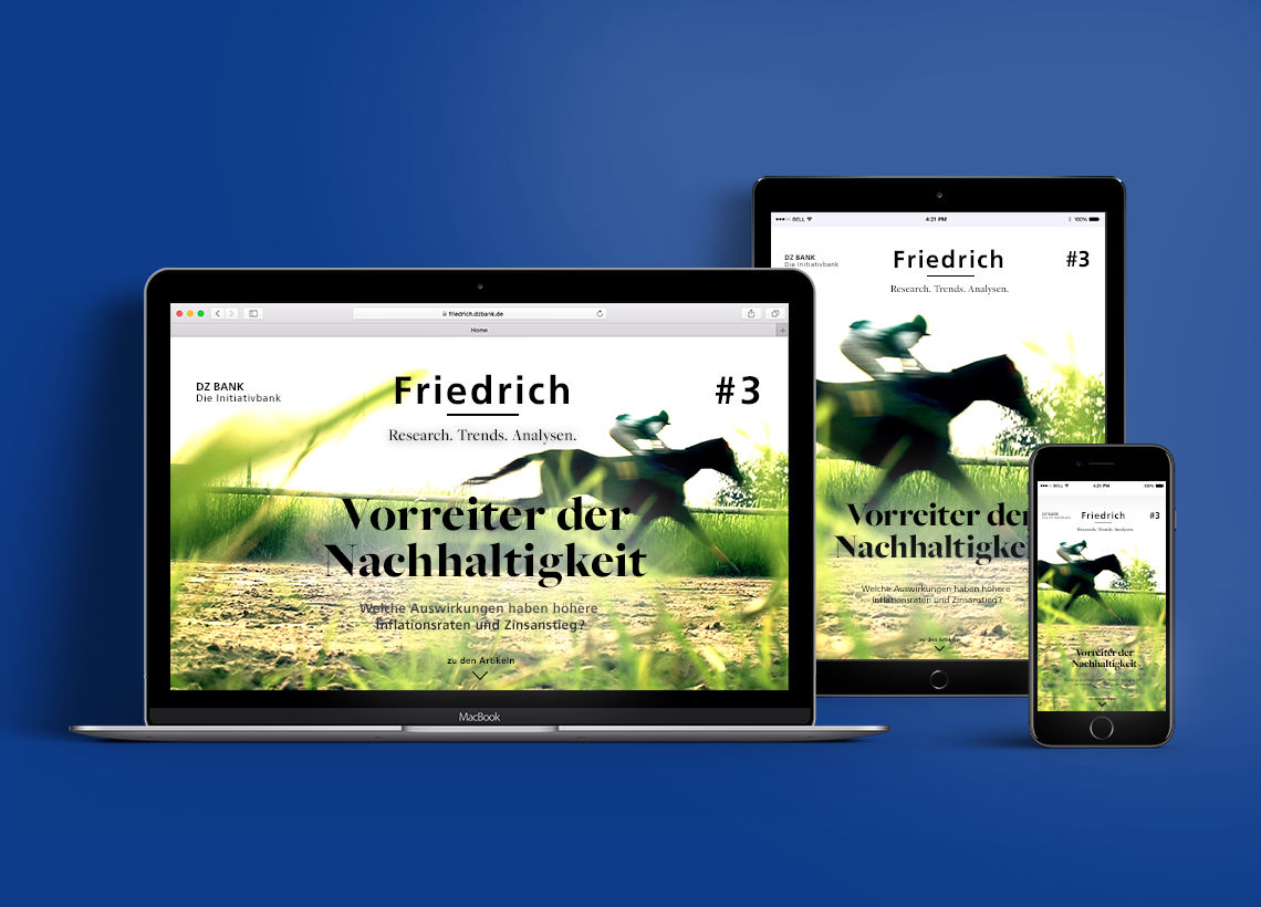 Friedrich, das Online-Kundenmagazin der DZ-Bank