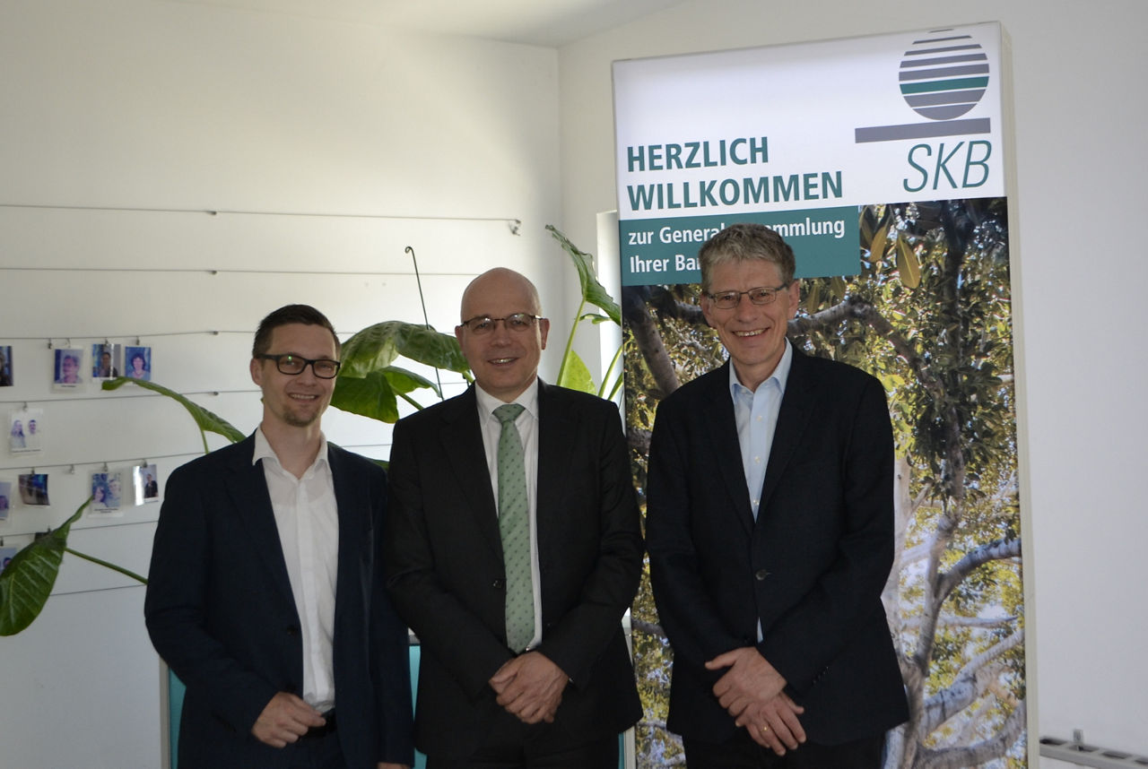 Drei Männer aus dem Aufsichtsrat der SKB
