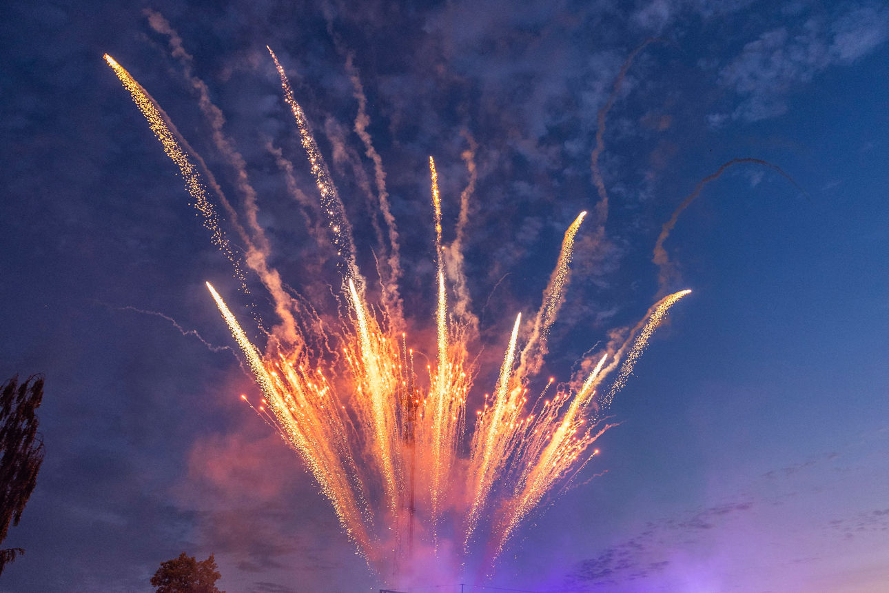 Feuerwerk beim Volksbank Westerstede Open Air 2024