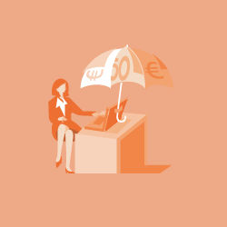 absicherung illustration