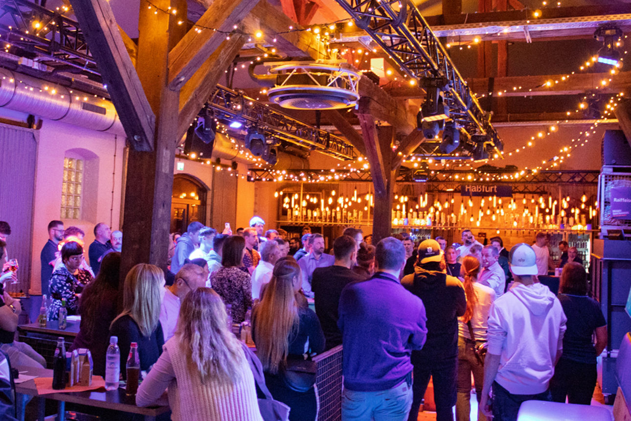 Aufnahme aus dem Lokwerk während des Vortrags von Norbert Faller an unserer Kundenveranstaltung