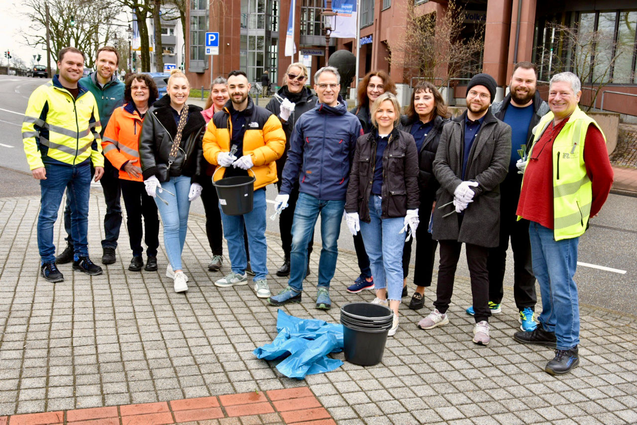 Putzete in Rastatt: Vom Plastikmüll bis zur Patronenhülse