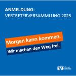 Anmeldeprozess Vertreterversammlung