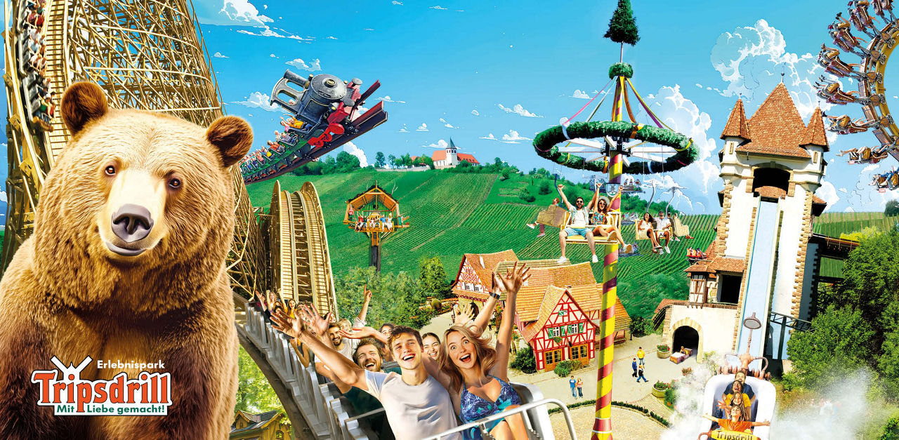 Freizeitpark Tripsdrill Achterbahn