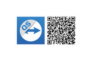 QR-Code zum Downlod der Fernwartungs-App TeamViewer für iOS