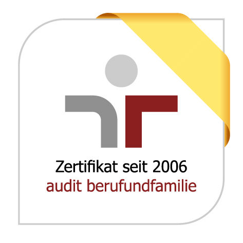 Siegel audit berufundfamilie - Zertifikat seit 2006