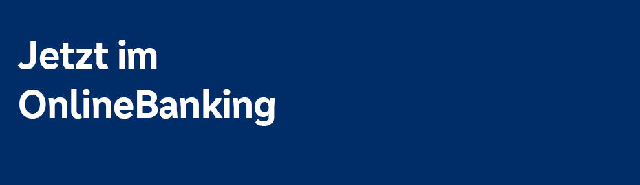 Jetzt im OnlineBanking Plakat