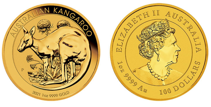 Goldmünze Australian Kangaroo