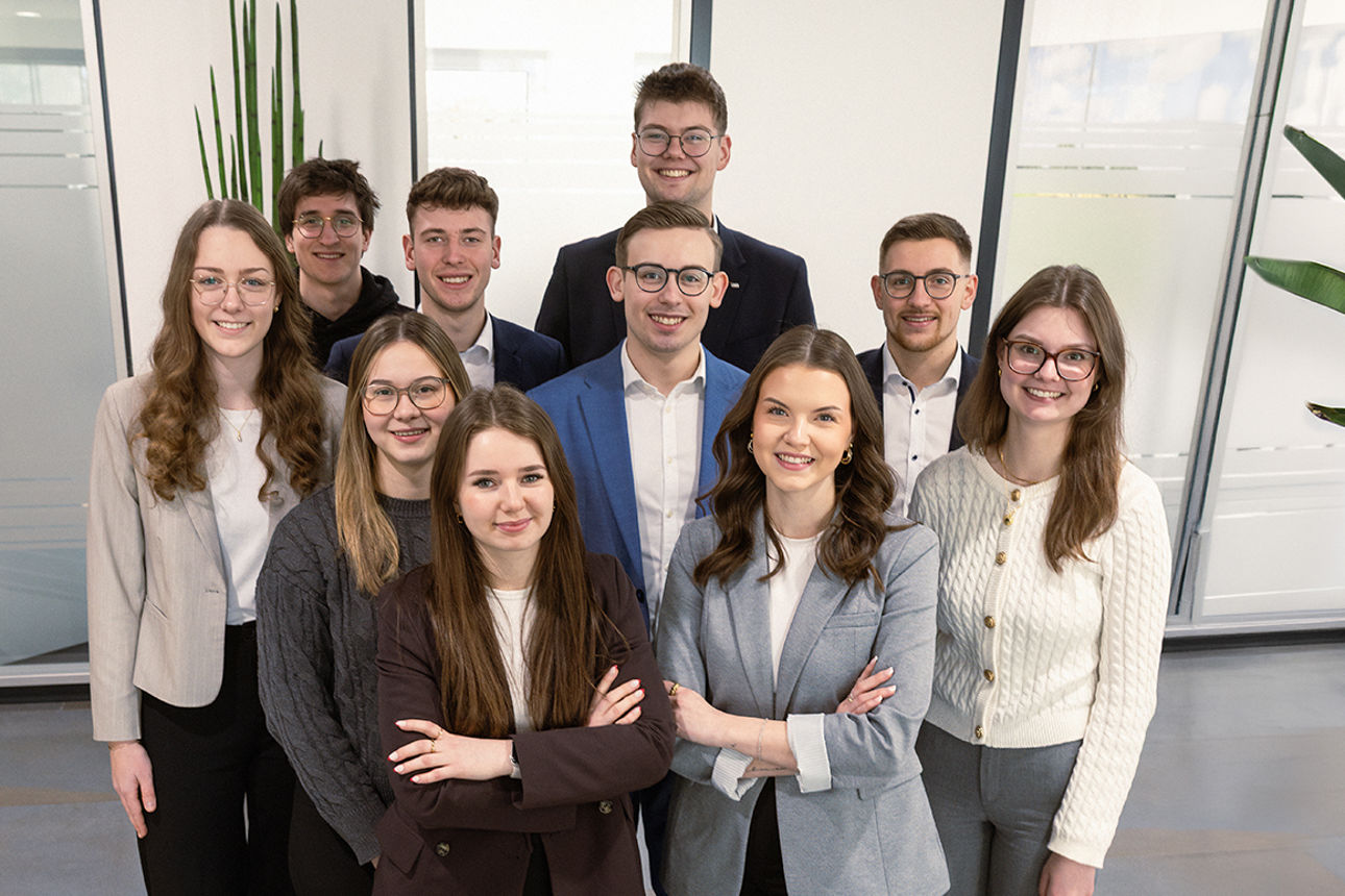 Gruppenbild unserer Auszubildenden