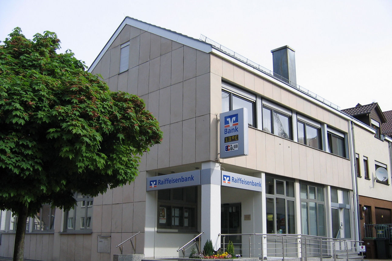 Bankgebäude der Raiffeisenbank Ersingen eG