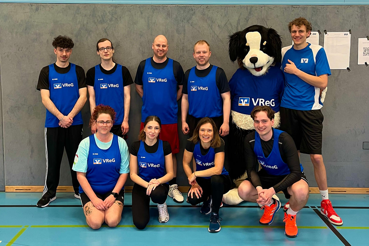 Das VReG-Team bei der BARMER VReG Basketball Challenge 2026.