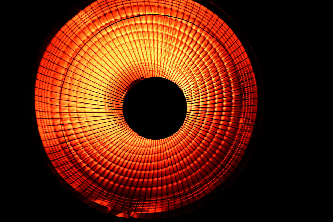 Ansicht einer Infrarotheizung