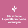 Baustein für externe Liquiditätsschocks vorsorgen