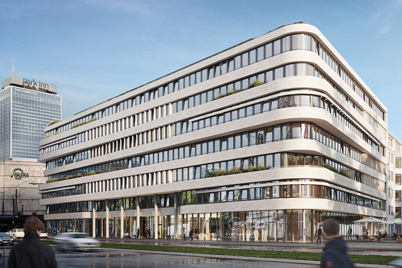 Berliner Volksbank auf der EXPO REAL Bürogebäude Central One in Berlin