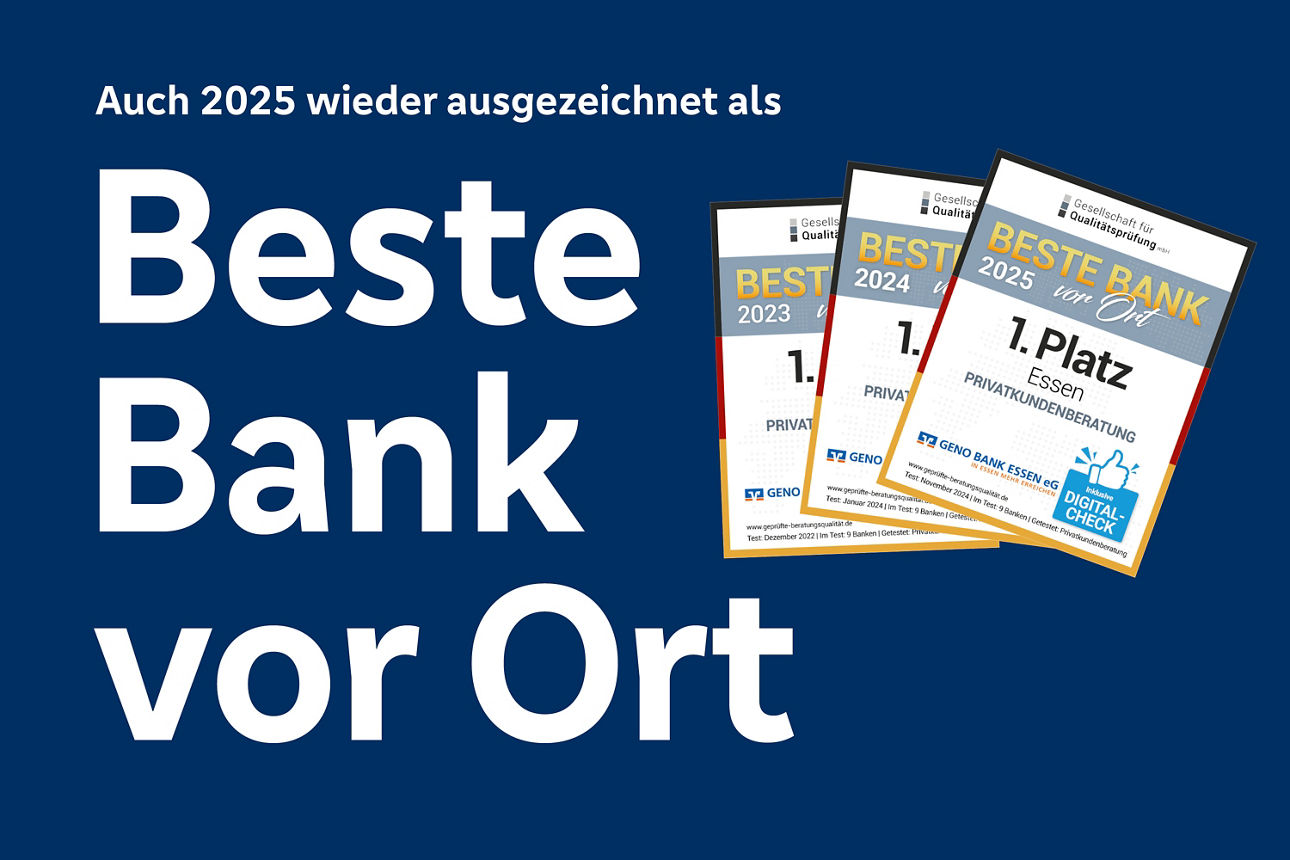 drei Auszeichnungen für die „Beste Bank vor Ort“.