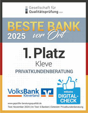 Siegel Beste Bank vor Ort 2025