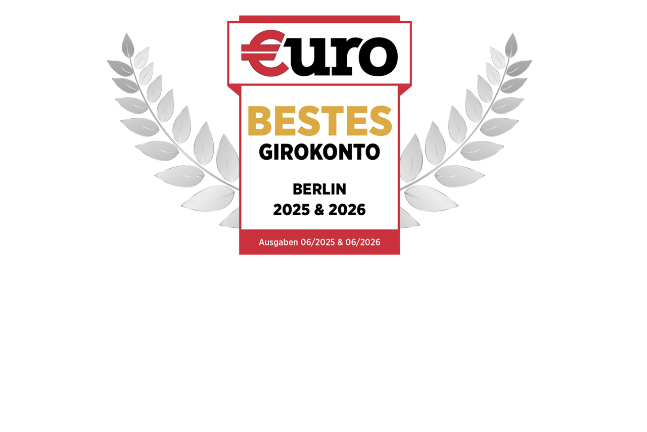 Siegel Euro: Bestes Girokonto Berlin