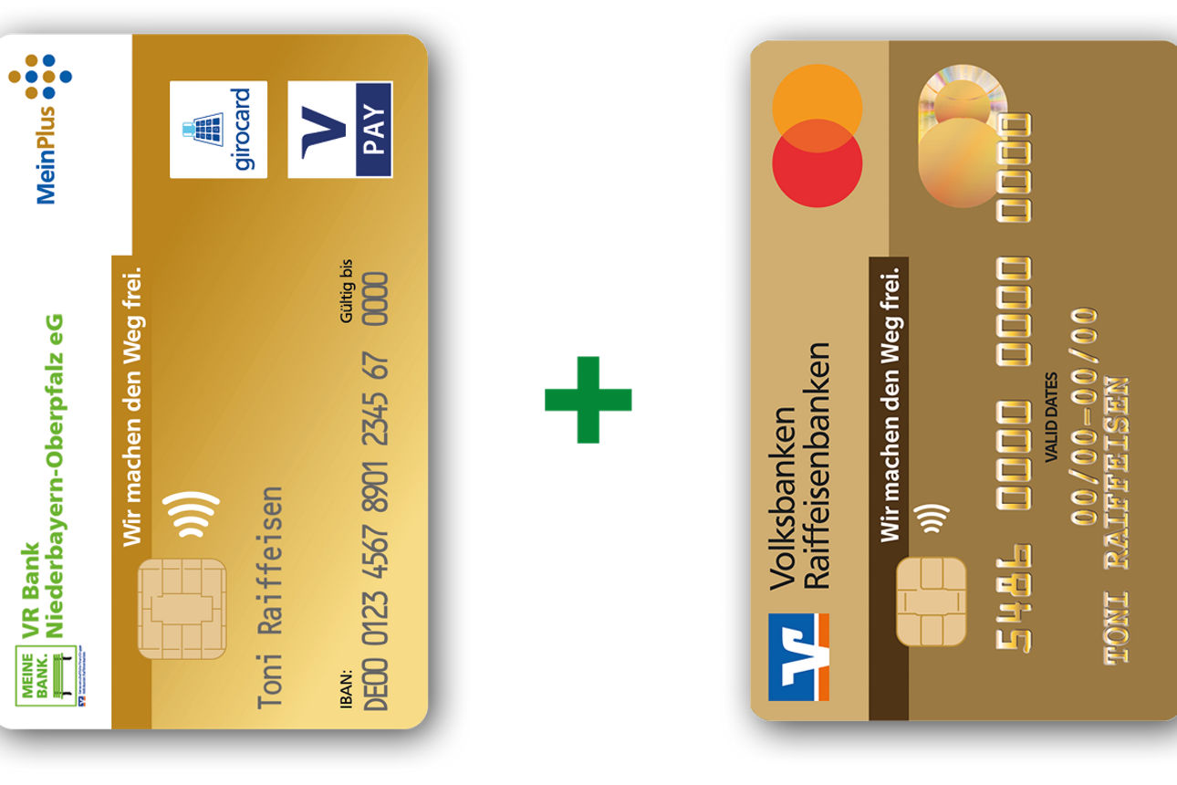 Girocard + Goldene Kreditkarte