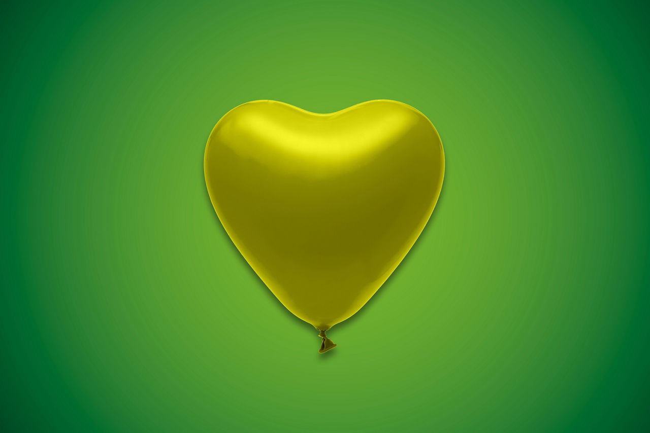 Herz-Luftballon