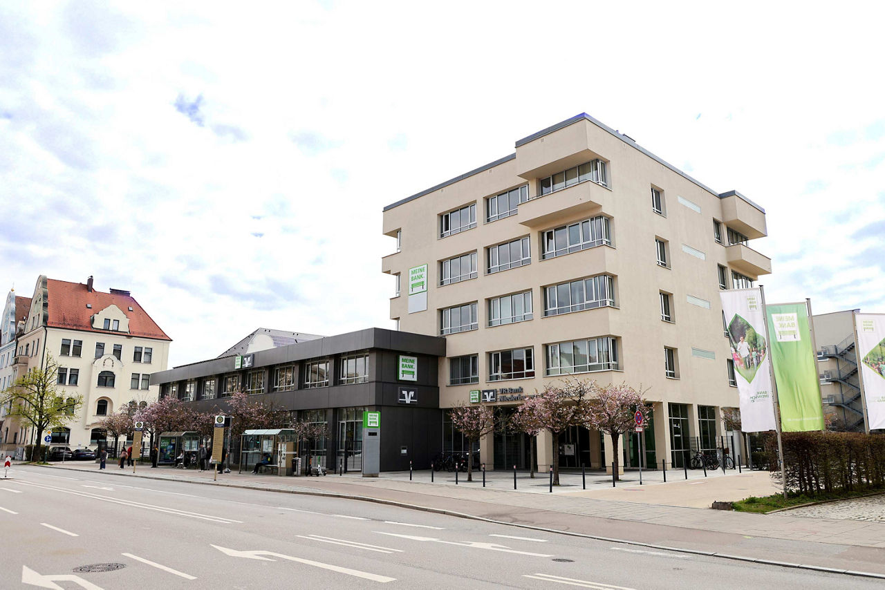 Bankgebäude in Regensburg