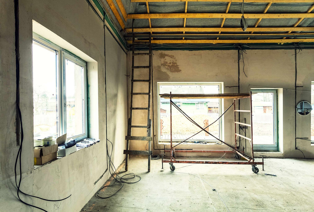 Haus wird saniert