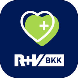 Eine grafische Darstellung des App-Logos der R+V BKK Anwendung