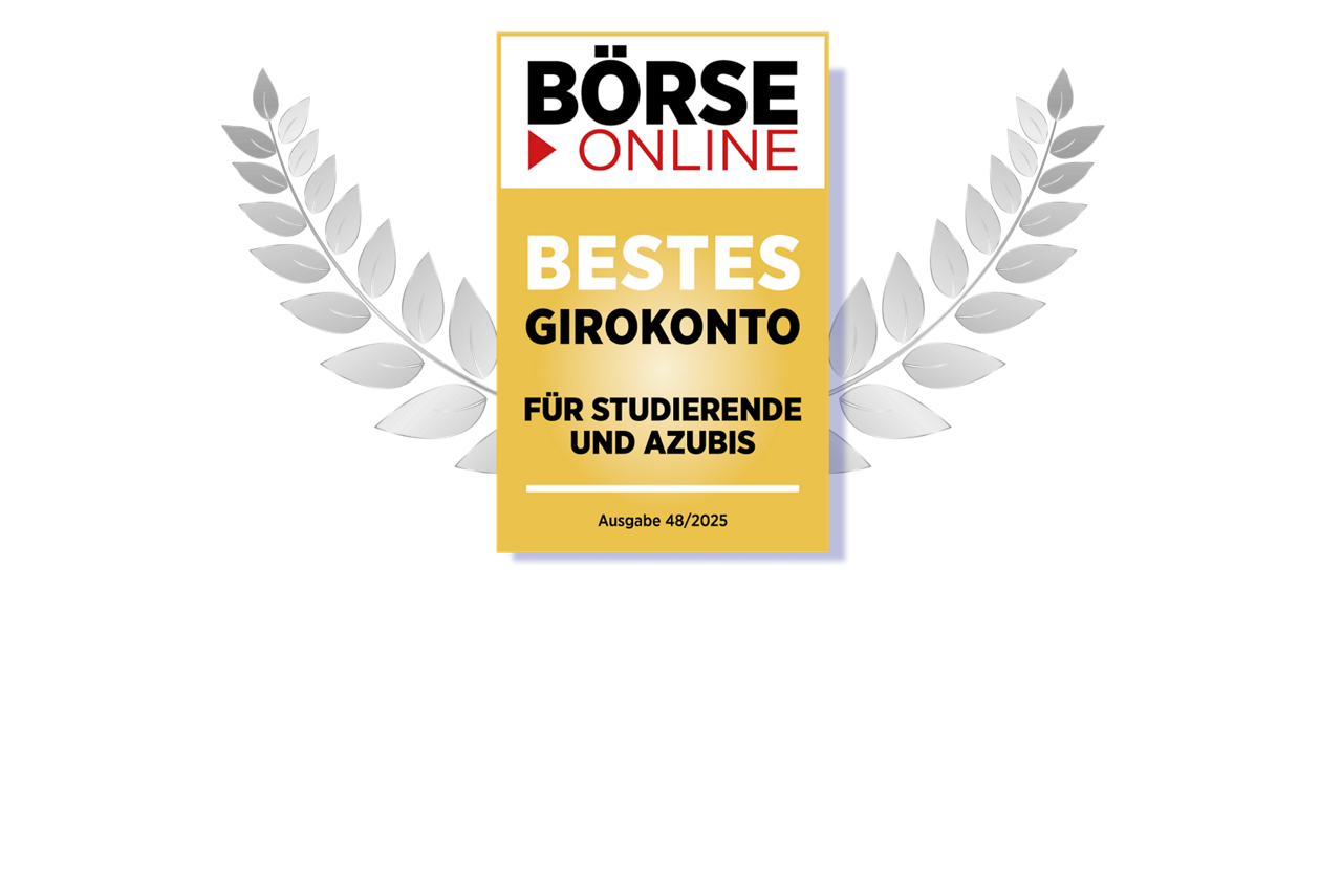 Bestes Girokonto für Studierende und Azubis: Siegel Börse Online