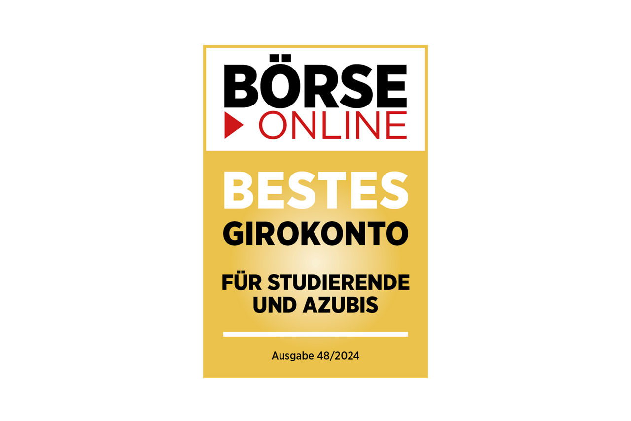 Siegel Börse Online für Bestes Girokonto für Studierende und Azubis