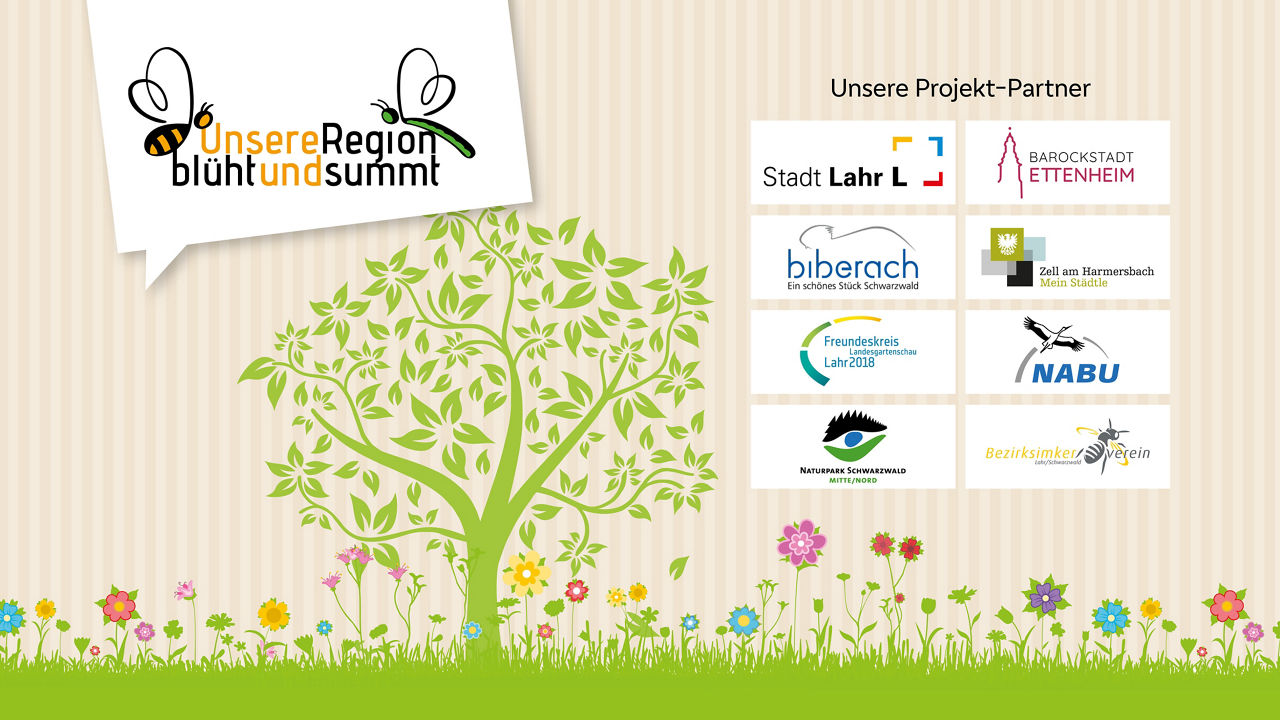 Grafik zeigt einen grünen Baum mit den Partnerlogos