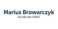 Logo Marius Browarczyk - Kunde der VReG