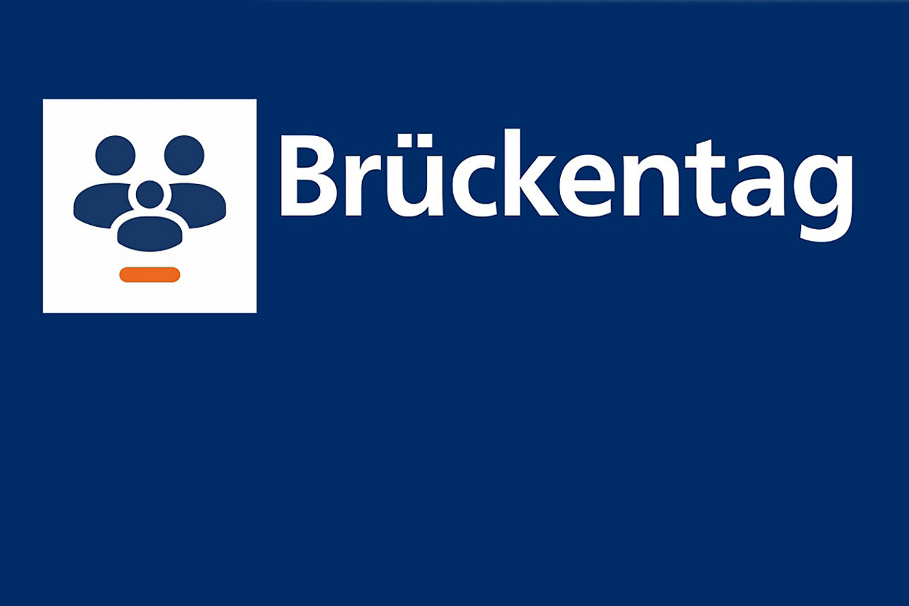 Icon Personengruppe und Text Brückentag