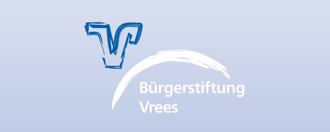 Logo der Burgerstiftung Vies, mit modernem Design
