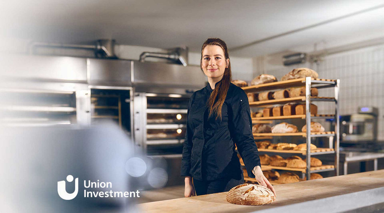 VermögenPlus - Union Investment - Bäcker Frau 