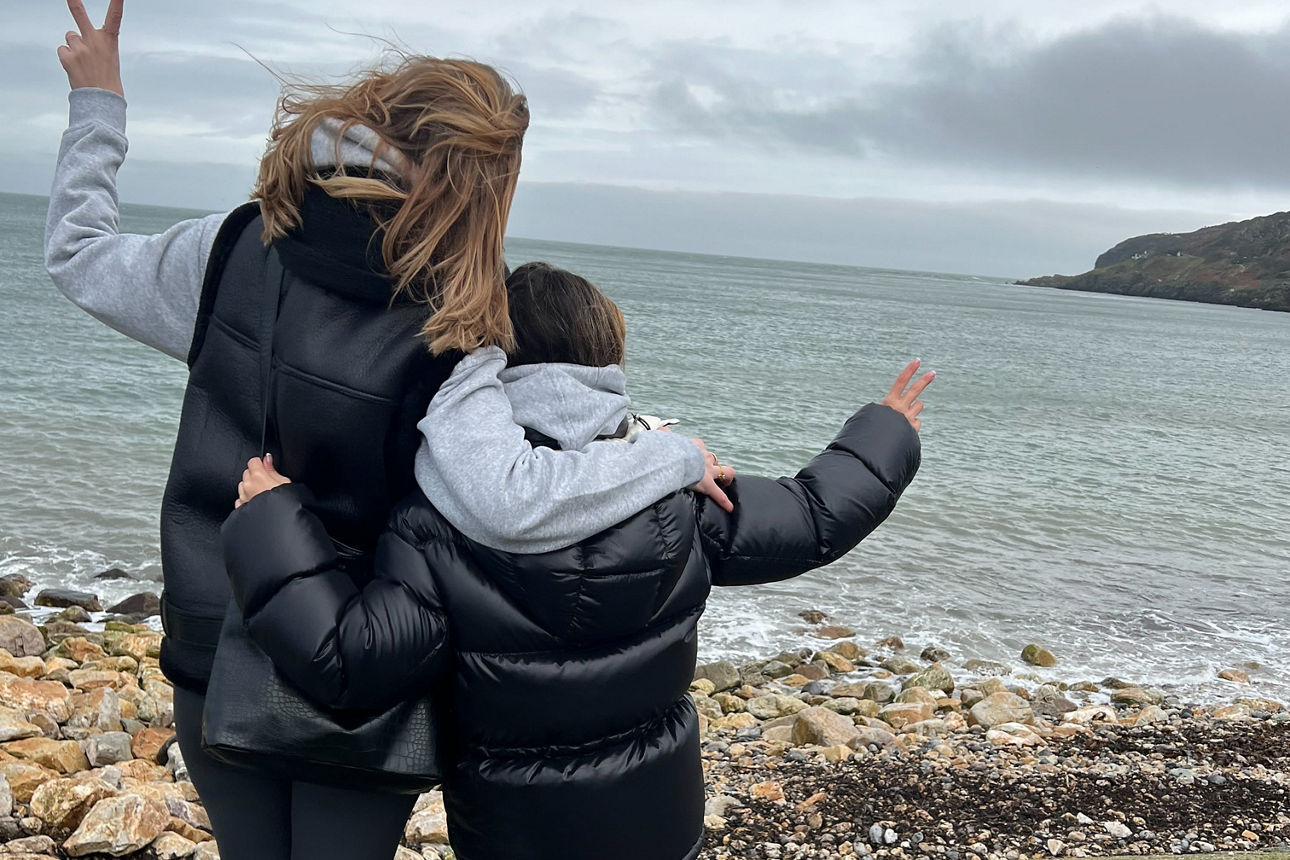 Chiara und Nadine in Dublin