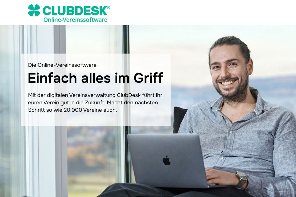 Clubdesk Online-Vereinssoftware