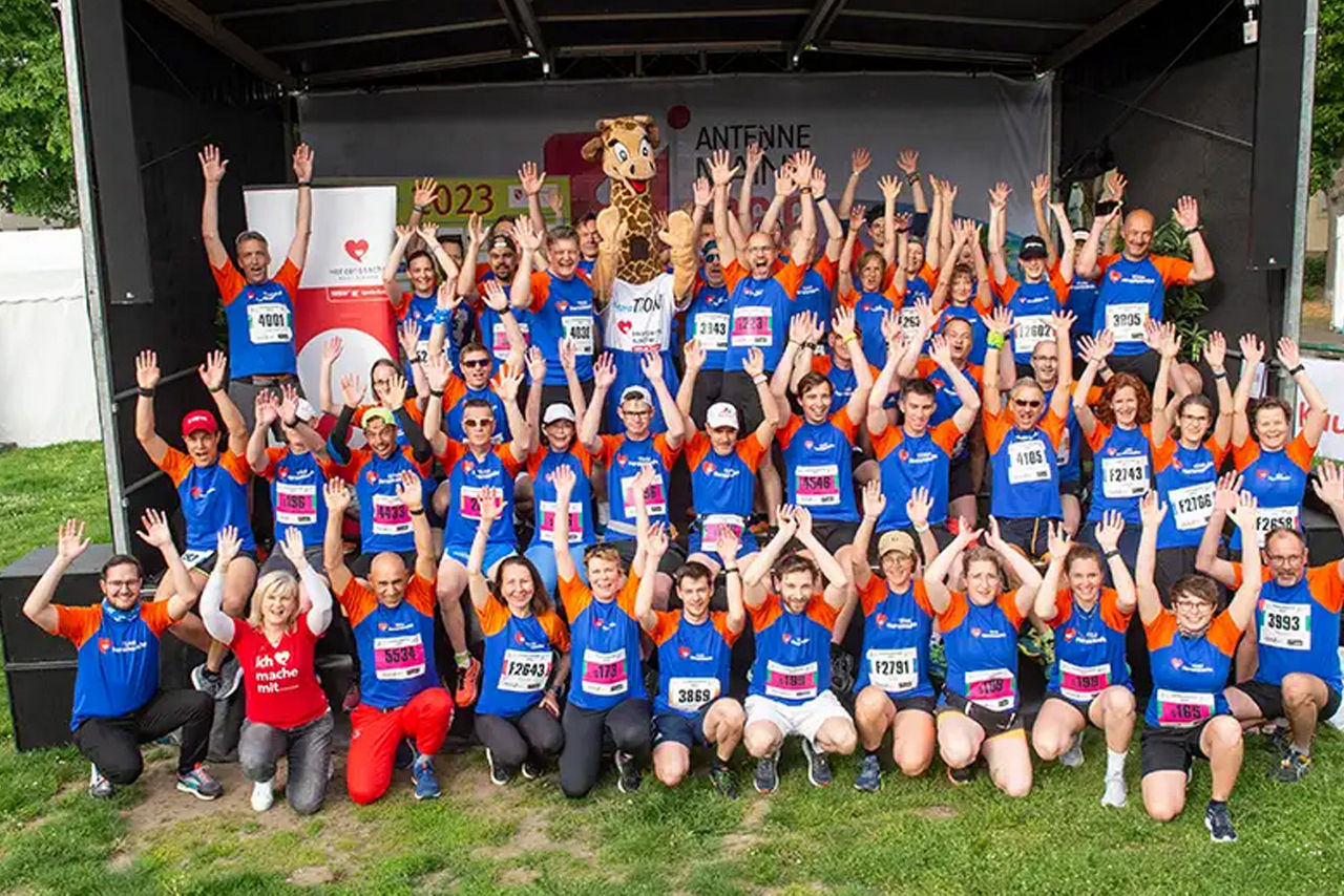 Gruppenbild beim Marathon