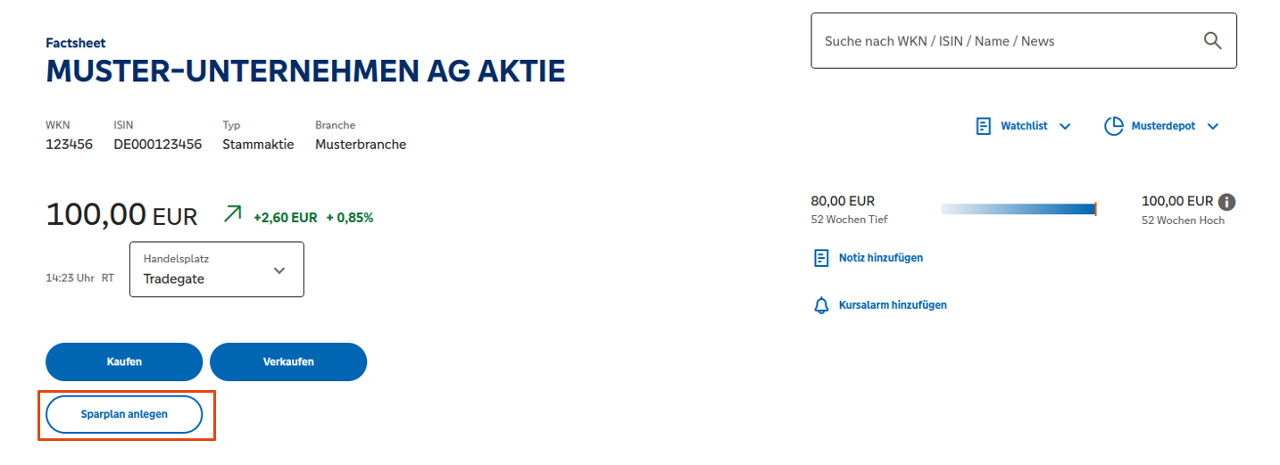 Eine Anleitung, zur Erstellung eines Sparplans