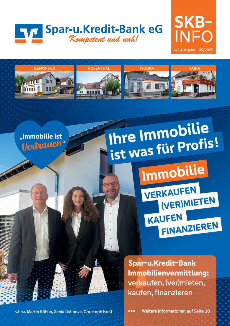 Deckblatt der aktuellsten SKB-Info Zeitschrift