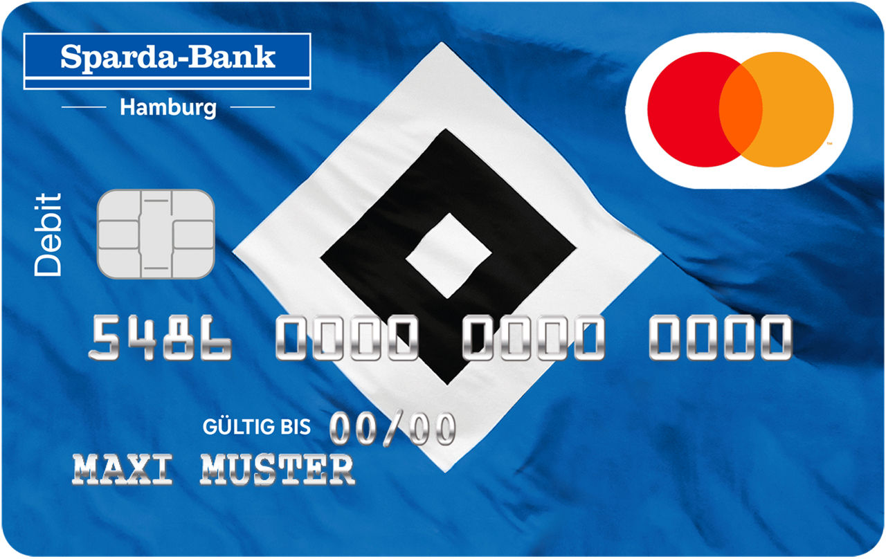 Abbildung Kontokarte Motivkarte HSV